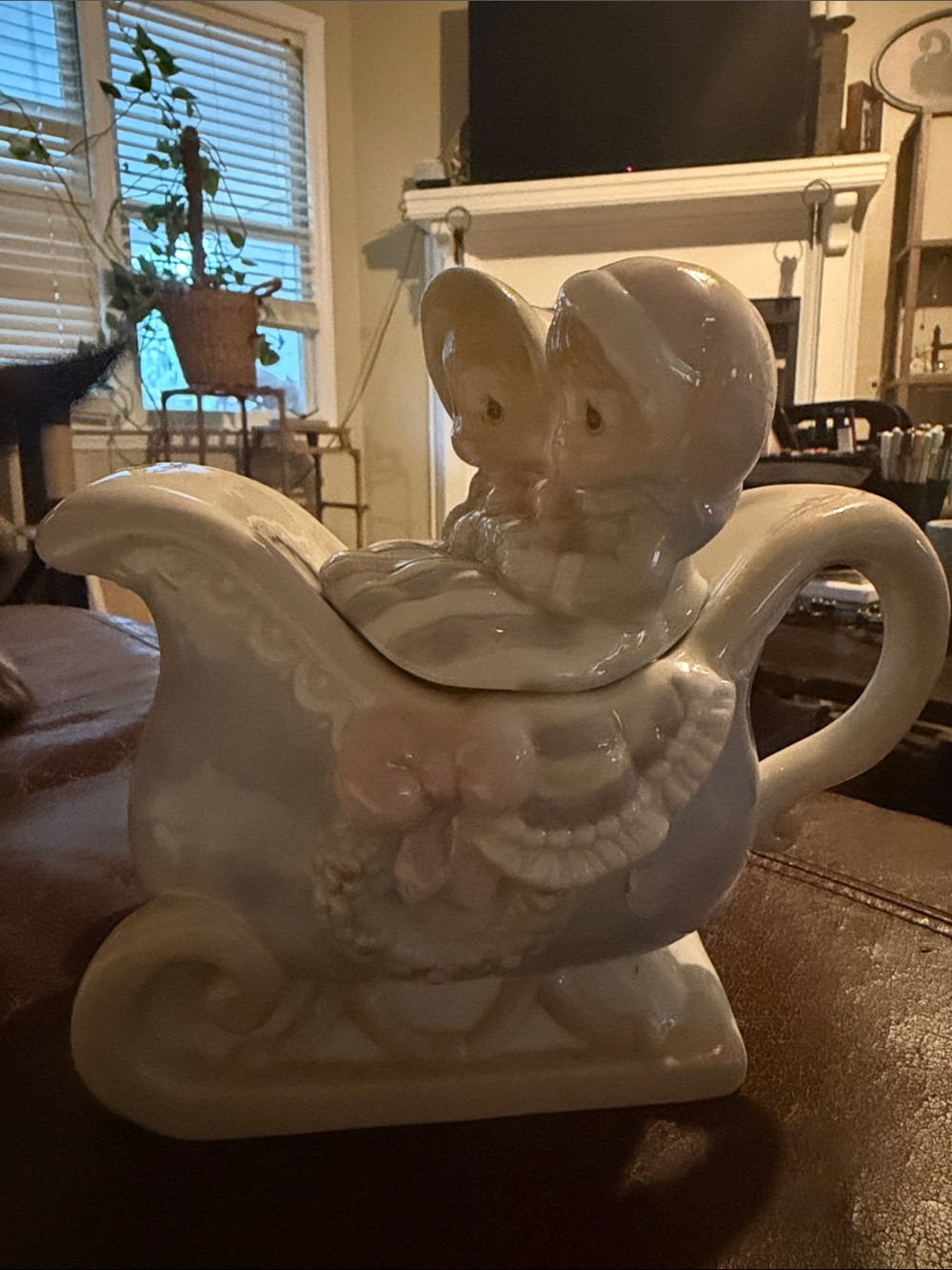 Precious moments sleigh Pitcher